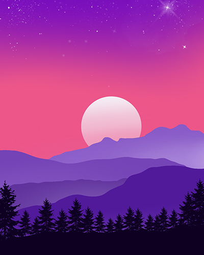 sunset colors
