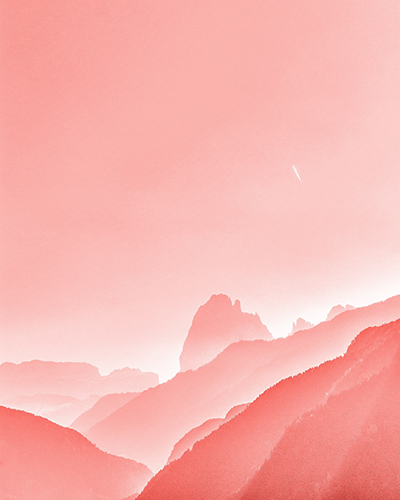 Pink mountains