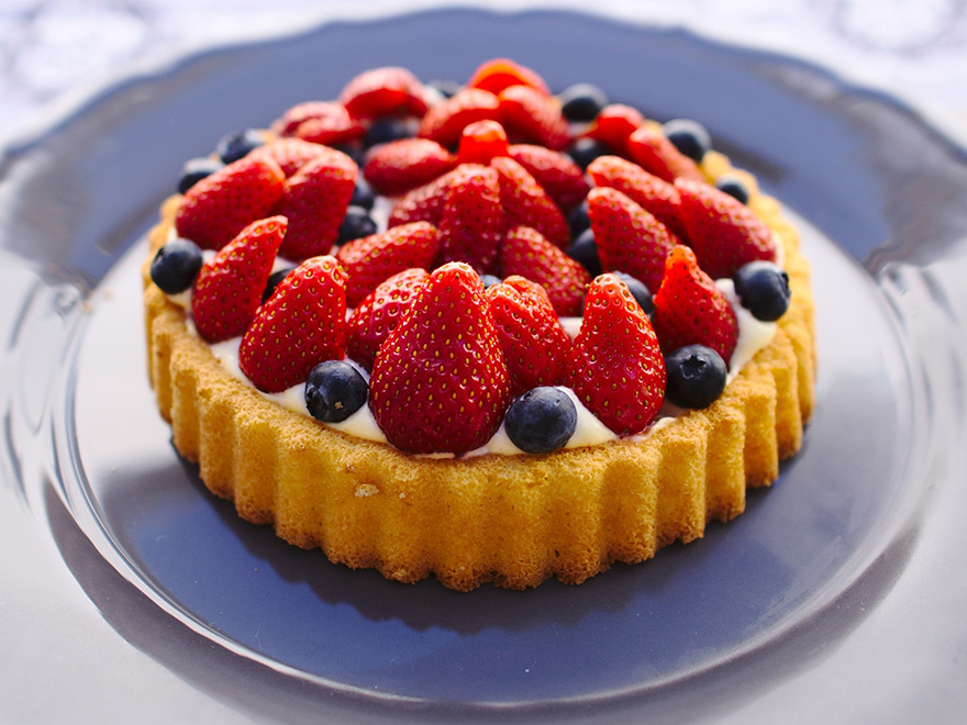 Raspberry tart